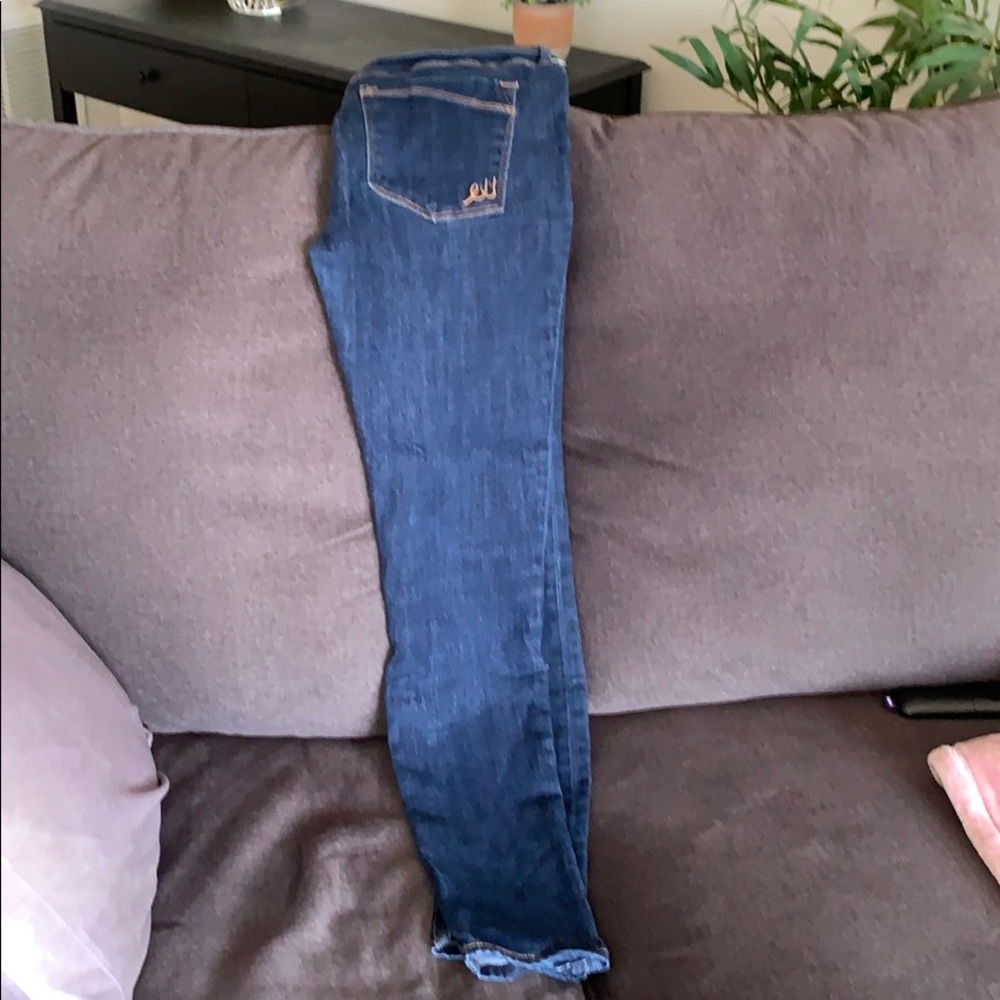 Express dark skinny jeans. Size 6r